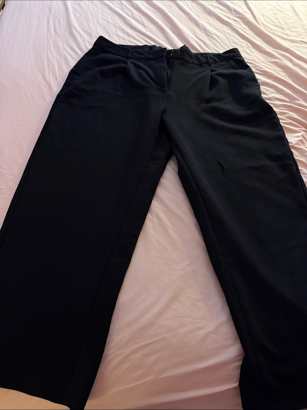 Old Navy Black Wide-Leg Trousers